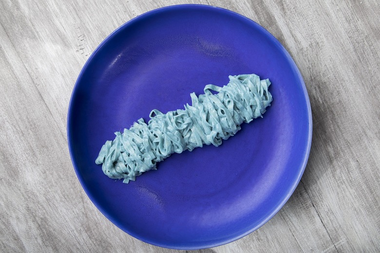 blue pasta